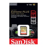 Sandisk Extreme Plus SDXC 256GB CL10 UHS-I U3 V30 (190 MB/s)