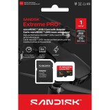 SanDisk Extreme PRO 1TB Micro SDXC CL10 UHS-I A2 U3 V30 5K + Adapter (250/170 MB/s)