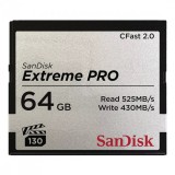 SanDisk Extreme Pro CFast™ 2.0 64GB memóriakártya, VPG130 (525 MB/s  sebesség)