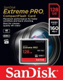 SANDISK EXTREME PRO COMPACT FLASH 128GB UDMA7 VPG-65 (160 MB/s olvasási sebesség)