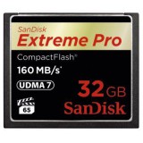 SanDisk Extreme Pro CompactFlash™ 32GB memóriakártya (160 MB/s  sebesség)