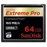 SanDisk Extreme Pro CompactFlash™ 64GB memóriakártya (160 MB/s  sebesség)
