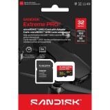 SanDisk Extreme PRO microSDHC 32GB CL10 UHS-I U3 V30 A1 5K (100/90 MB/s)
