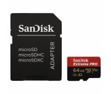 Sandisk Extreme Pro microSDXC 64GB + adapter