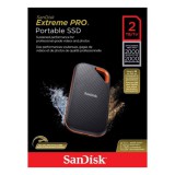SanDisk Extreme Pro Portable V2 külső SSD 2TB USB 3.2 (2000/2000 MB/s)