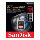 SanDisk Extreme Pro SDXC 128GB V60 C10 UHS-II (280/100 MB/s)