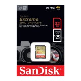 Sandisk Extreme SDHC 32GB CL10 UHS-I U3 V30 (100/60 MB/s)