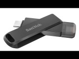 Sandisk ixpand flash drive luxe 256gb, usb-c+lightning (186554)