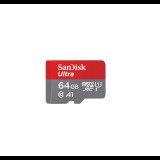 Sandisk microsd ultra android kártya 64gb, 140mb/s,  a1, class 10, uhs-i (215421)