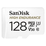 SanDisk microSDXC™ 128GB memóriakártya, High Endurance (olvasási sebesség: 100 MB/s, írási sebess...