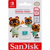 SanDisk microSDXC 512GB A1 C10 V30 UHS-1 U4 Nintendo switch memóriakártya (100/90 MB/s)