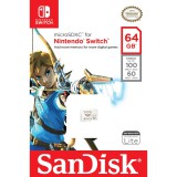 SanDisk microSDXC 64GB A1 UHS-I V30 U3 Nintendo switch memóriakártya (100/60 MB/s)