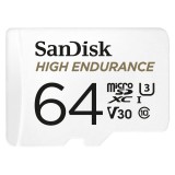 SanDisk microSDXC™ 64GB memóriakártya, High Endurance (olvasási sebesség: 100 MB/s, írási sebessé...