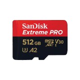 SanDisk microSDXC™ Mobile Extreme PRO™ 512GB memóriakártya, + adapter, (olvasási seb.: 200MB/s, í...