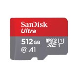 SanDisk  microSDXC™ Mobile Ultra™ 512GB memóriakártya, + adapter, (150MB/s) class 10, A1 + Androi...