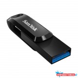 SanDisk, Pendrive, 32GB, Dual Drive, Fekete