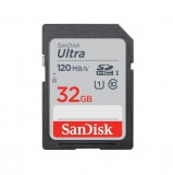 SanDisk SDHC™ Ultra™ 32GB memóriakártya (120 MB/s seb.) UHS-1, class 10