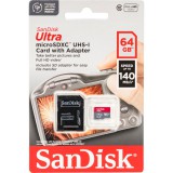 SanDisk Ultra 64 GB MicroSDXC UHS-I Class 10 memóriakártya