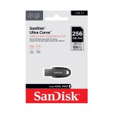 SanDisk Ultra Curve pendrive 256GB USB 3.2 Gen1 Fekete (100 MB/s)