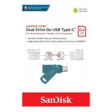 SANDISK ULTRA DUAL DRIVE GO PENDRIVE 64GB USB 3.1+ Type C Kék