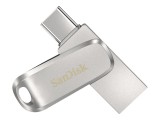 Sandisk Ultra Dual Drive Luxe 64GB USB 3.0, USB Type C rozsdamentes acél pendrive
