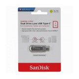 SANDISK ULTRA DUAL DRIVE LUXE PENDRIVE 1TB USB Type-C Ezüst