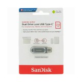 SANDISK ULTRA DUAL DRIVE LUXE PENDRIVE 256GB USB Type-C Ezüst