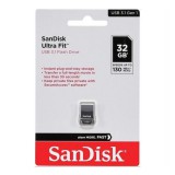 SANDISK ULTRA FIT PENDRIVE 32GB USB 3.1 Fekete (130 MB/s olvasási sebesség)