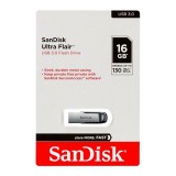 SANDISK ULTRA FLAIR PENDRIVE 16GB USB 3.0 Ezüst (130 MB/s)