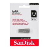 SANDISK ULTRA LUXE PENDRIVE 512GB USB 3.1 Ezüst