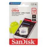 SANDISK ULTRA MICRO SDXC 128GB CL10 UHS-I (100 MB/s olvasási sebesség)