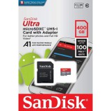 SANDISK ULTRA MICRO SDXC + ADAPTER 400GB CL10 UHS-I U1 A1 (100 MB/s olvasási sebesség)