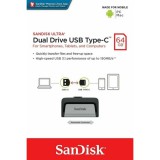 SANDISK ULTRA PENDRIVE 64GB USB Type-C Ezüst