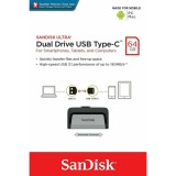 SANDISK ULTRA PENDRIVE 64GB USB Type-C Ezüst