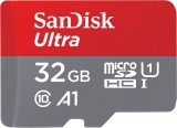 SanDisk Ultra SDSQUA4-032G-GN6MA 32GB MicroSDXC A1 Class 10 UHS-I memóriakártya adapterrel