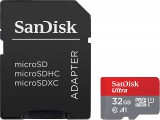 SanDisk Ultra SDSQUA4-032G-GN6TA 32GB MicroSDHC A1 Class 10 UHS-I memóriakártya adapterrel