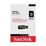 SANDISK ULTRA SHIFT PENDRIVE 32GB USB 3.2. Gen1 Fekete (100MB/s)