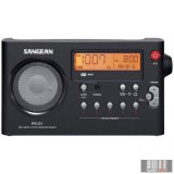 Sangean PR-D7PACKAGE B Hordozható szintézeres AM/FM táskarádió (fekete)