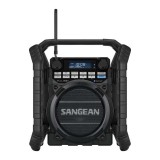 Sangean U-4 DBT BLACK DAB, FM-RDS, Bluetooth, Aux-in, strapabíró digitális rádió