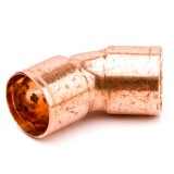 SANHA 18 könyök 45° BB (forrasztható réz)