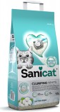 Sanicat Clumping White Cotton Fresh csomósodó, fehér macskaalom (Cotton Fresh illattal) 10 l