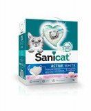 Sanicat macskaalom Active White Lotus Flower ultra csomósodó fehér bentonit  6l