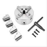 Sanou HB-6789 Acél Önközpontosító Esztergatokmány 125mm 4-pofás K12-125