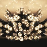 SantaClaus Napelemes 300 ledes fényfüzér meleg fehér