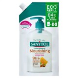 Sanytol Antibakteriális Folyékony Szappan utántöltő Mandulatej és méhpempő 500 ml
