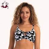 Sara állítható bikini felső, fekete, Rosa Faia