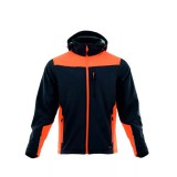 Sara Comfort Plus - Munkaruha Softshell Kabát sötétszürke/narancs