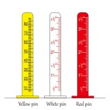 Sárga Öntapadós Cement Szintező Tű (1db)