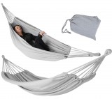 SASKA GARDEN Függőágy 200x100 cm Relax Gray