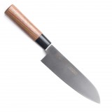 Satake Noushu Masamune Santoku szakácskés diófa markolattal 16,5 cm AUS-8A pengével